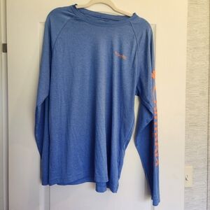 Columbia Men's Blue Long Sleeve Shirt Size M Euc